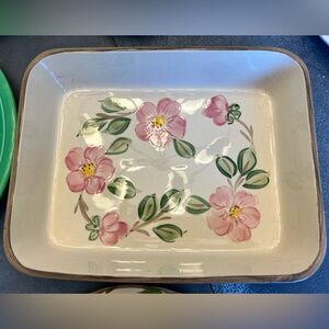 Franciscan desert rose 9x13 lasagna pan/baker.